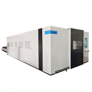 UnionTech Big Cover3015 3000W Industrial Enclosed Automatic Exchange Table Fiber Laser Cutting Machine